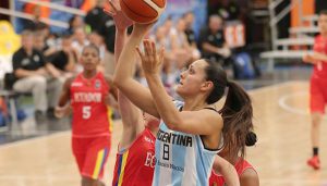 Gisela Vega fue la figura de Argentina en el torneo. Argentina perdió en semifinales ante Brasil.