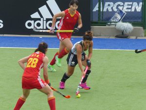 Buen debut en Hamburgo de las chicas argentinas ante China.