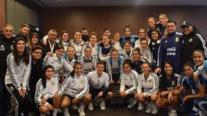 Delegación completa de selección femenina