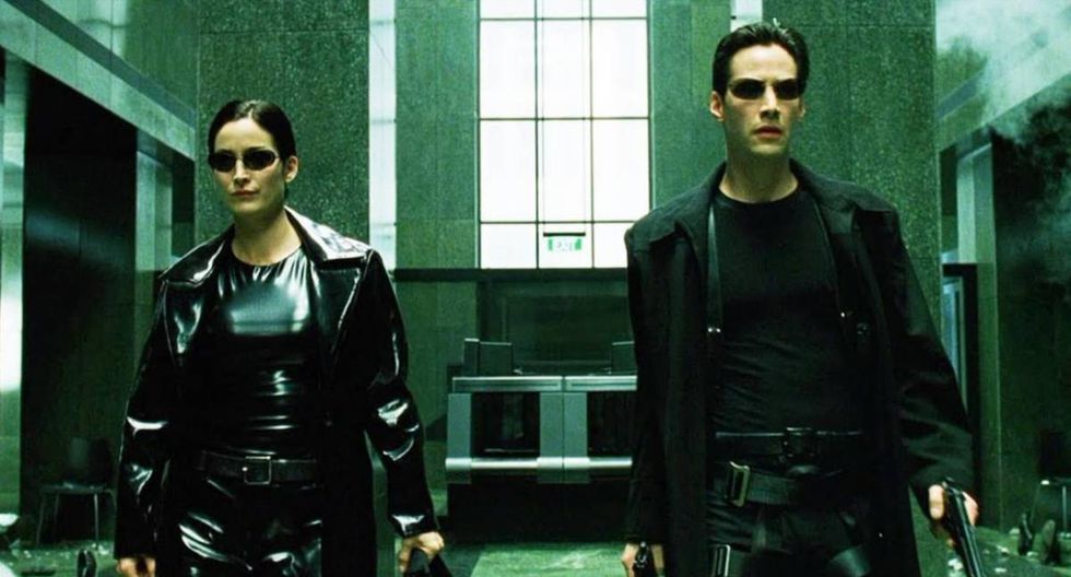 Moss (Trinity) y Reeves (Neo), Matrix, 1999