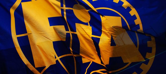 bandera de la FIA