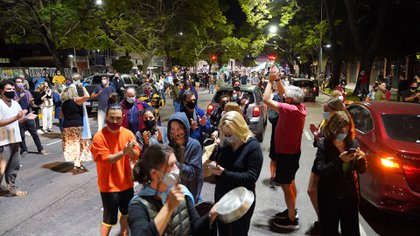 Las calles porteñas, en reclamo por las nuevas restricciones.