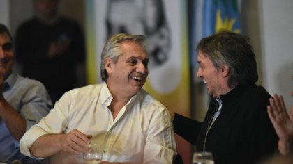 alberto fernandez y maximo kirchner