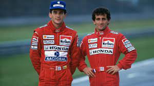 Alain Prost y Ayrton Senna