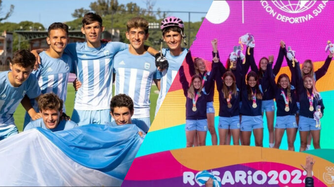 Los Leoncitos y Las Leoncitas, campeones de los Juegos Sudamericanos de la Juventud 2022 (Foto: CAH)