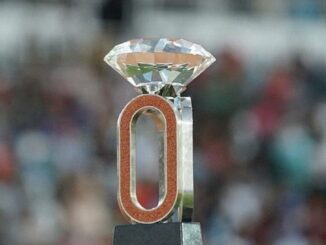 El trofeo que se le otorga a los ganadores de la diamond league