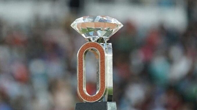 El trofeo que se le otorga a los ganadores de la diamond league