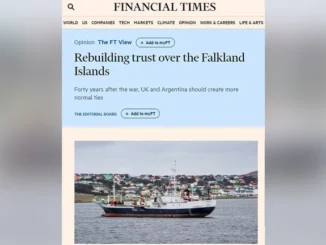La portada del editorial del Financial Times