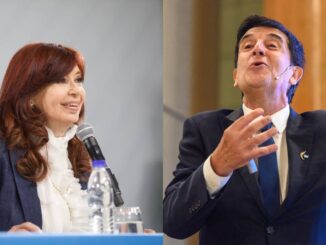 Cristina Fernández de Kirchner y Carlos Melconian.