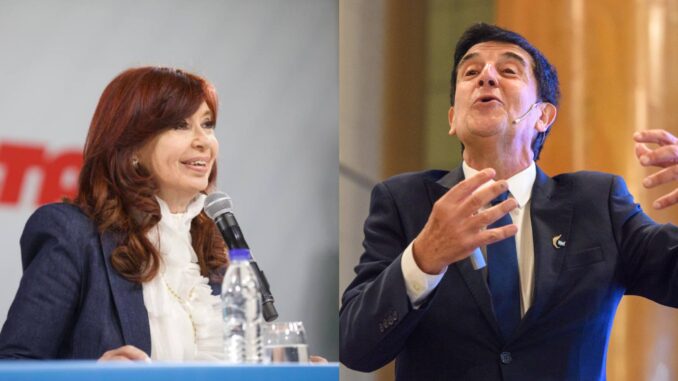 Cristina Fernández de Kirchner y Carlos Melconian.