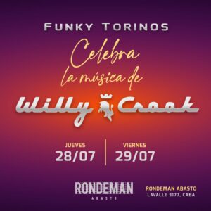 Funky Torinos celebra la música de Willy Crook con una gira por Argentina