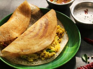 Masala Dosa, una especie de "crepe" típica de la cultura hindú