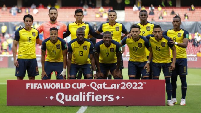 Selección de Ecuador. Via: Archivo de Infobae