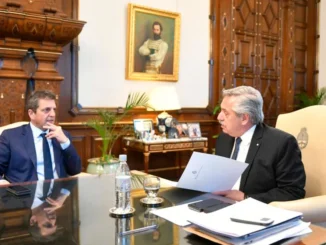 Alberto Fernández recibió a Sergio Massa en Casa Rosada | Foto: Presidencia de la Nación