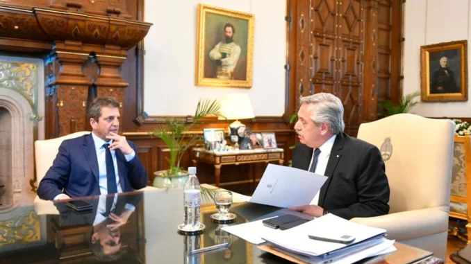 Alberto Fernández recibió a Sergio Massa en Casa Rosada | Foto: Presidencia de la Nación