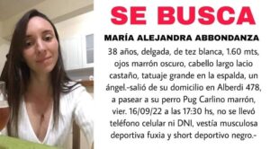 La mujer de 38 años desapareció cuándo fue a pasear con su perro. (Foto: @mauroszeta)