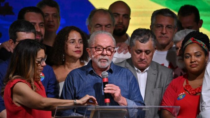 Lula Da Silva presidente electo de Brasil | Foto: AFP