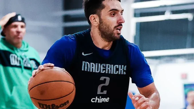 Facundo Campazzo entrenando con Dallas Mavericks (fuente Yahoo Deportes).