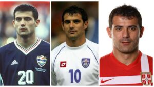 Dejan Stankovic en los mundiales de 1998, 2006 y 2010.