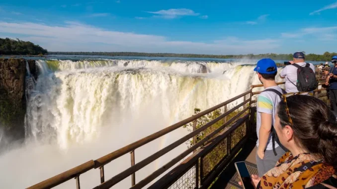 Las cataratas del Iguazú estuvieron entre los destinos más visitados