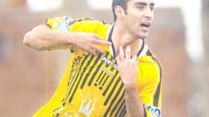 Federico Maraschi jugando para Almirante Brown