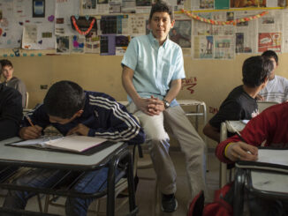 Uno de los tantos profesores que viven en carne y hueso la realidad de ser docente en Argentina.