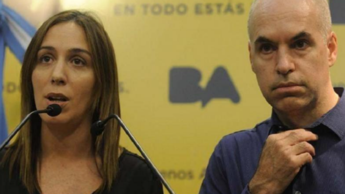 María Eugenia Vidal y Horacio Rodríguez Larreta, protagonistas de la interna en JxC.