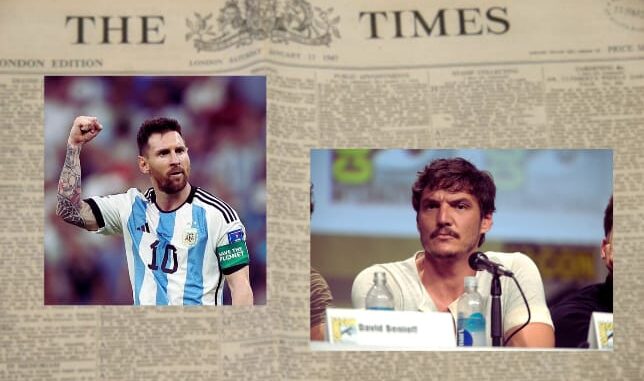Messi y PedroPascal