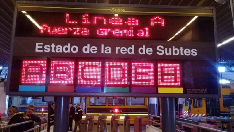 Enterate acá qué líneas de subtes se ven afectadas.