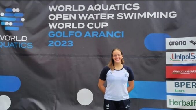 Candela Giordanino en World Cup Golfo Aranci, Italia