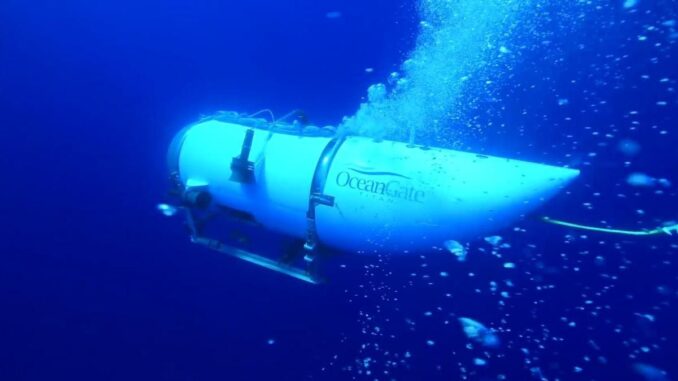 El Submarino Titan, de la empresa OceanGate