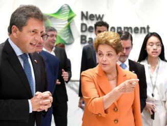 Dilma Rousseff en la Reunión con el ministro argentino.