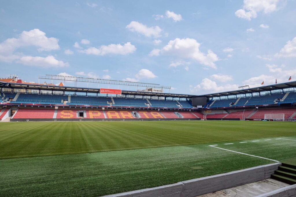 El estadio donde Ucrania hará de local. (Sparta Praha)