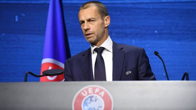 Aleksander Ceferin, presidente de la UEFA. (MARCA)