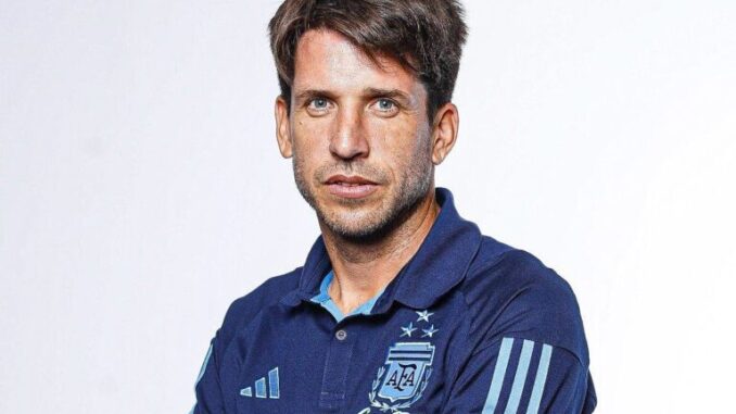 Diego Placente, entrenador de la selección Argentina Sub-17