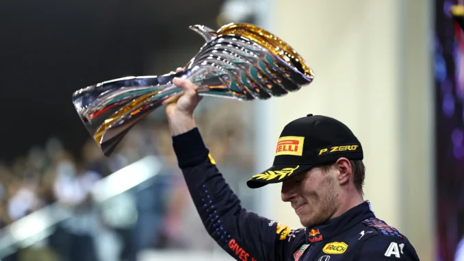 Max Verstappen campeón de la Fórmula 1.