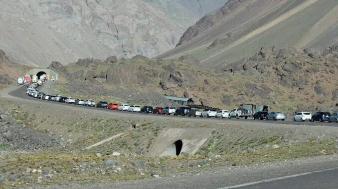 El tránsito por la Ruta 7 para viajar a Chile