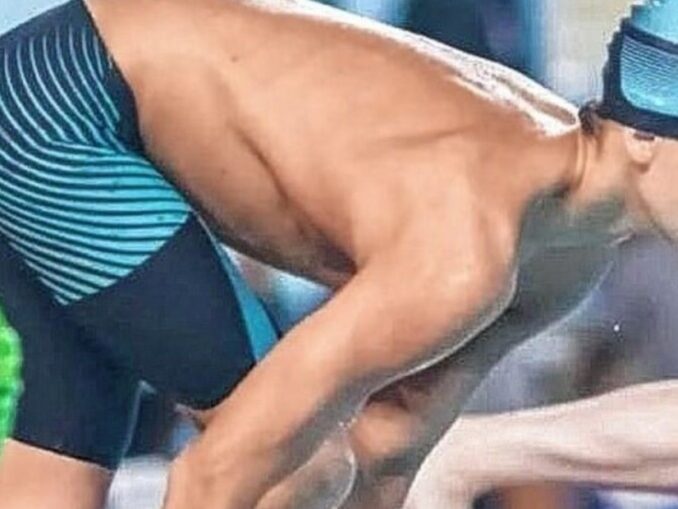 Matías Bottoni, el joven nadador rosarino de 17 años.