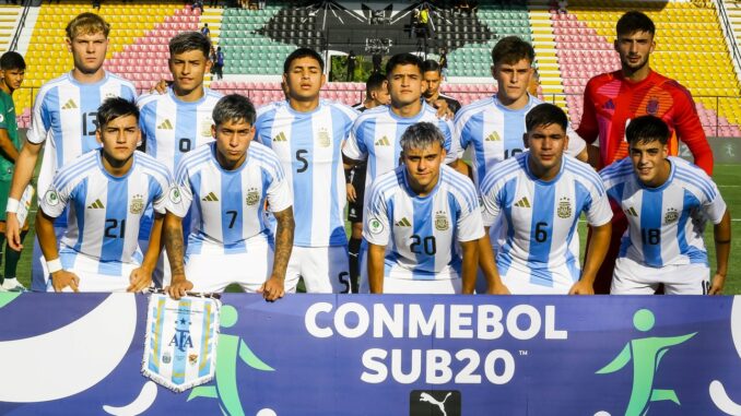 Selección Sub-20 en el Sudamericano de Venezuela a principios de año