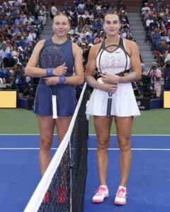 Amanda Anismova y Aryna Sabalenka previo al partido