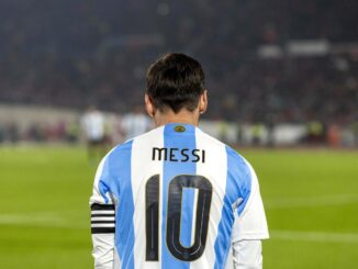 Lionel Messi con la camiseta de la Seleccion Argentina