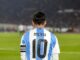Lionel Messi con la camiseta de la Seleccion Argentina