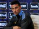 (Scaloni en conferencia de la AFA)