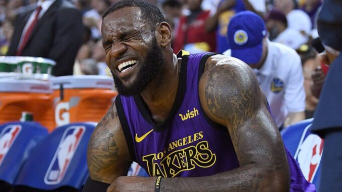 lebron LeBron James lesionado