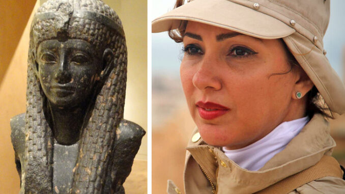 Kathleen Martínez y Cleopatra