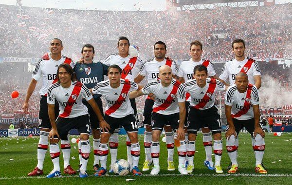 El equipo de River en 2012