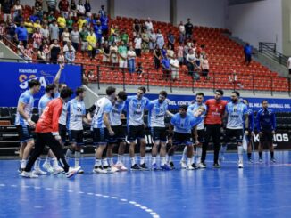 la selección de handball vuelve al trabajo con el titulo en la espalda