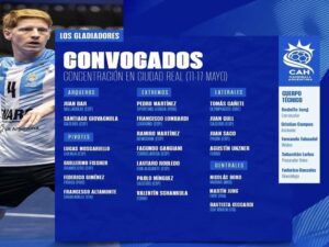 La selección de handball vuelve al trabajo con el título en la espalda