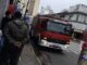 Llegada de los bomberos al lugar del accidente.
