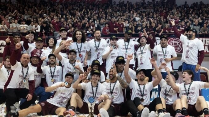 Lanús campeón de la Liga Argentina de básquet